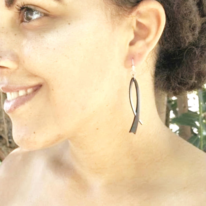 Modern Ribbon Earrings
