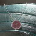 Druse Crystal Pendant on Silver Chain