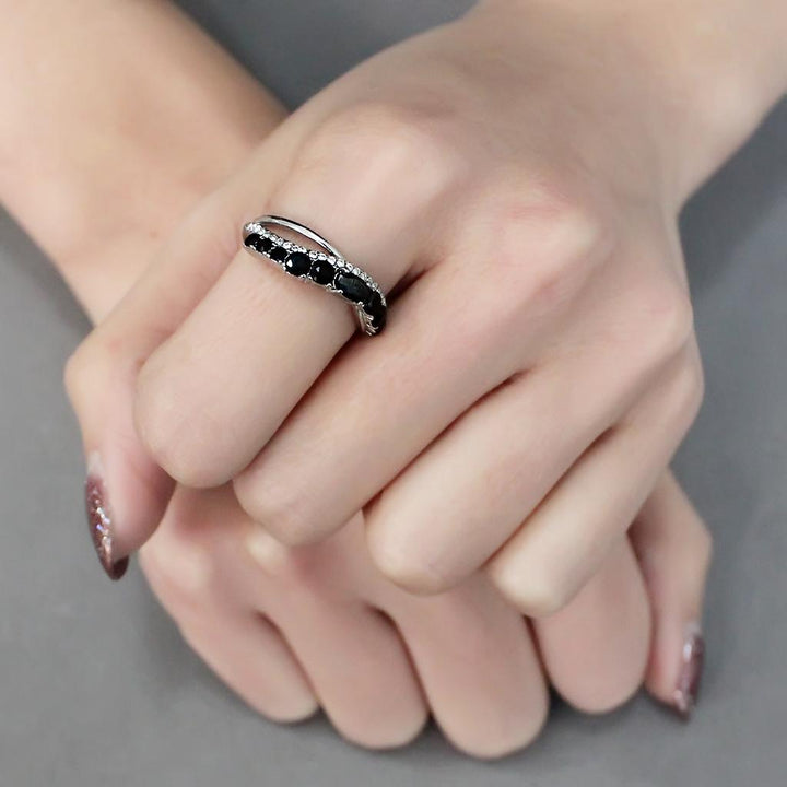 High polished (no plating) Stainless Steel Ring with AAA Grade