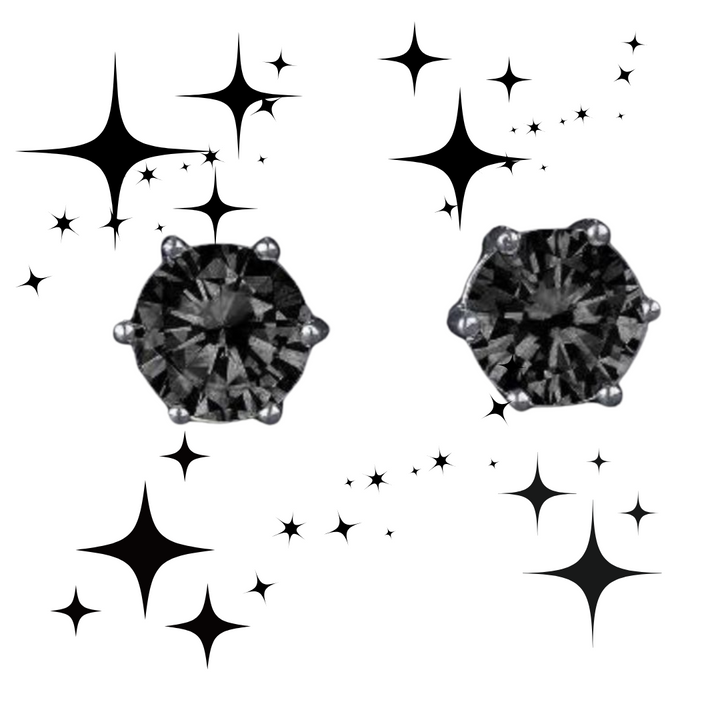 BEAM Black CZ Earring