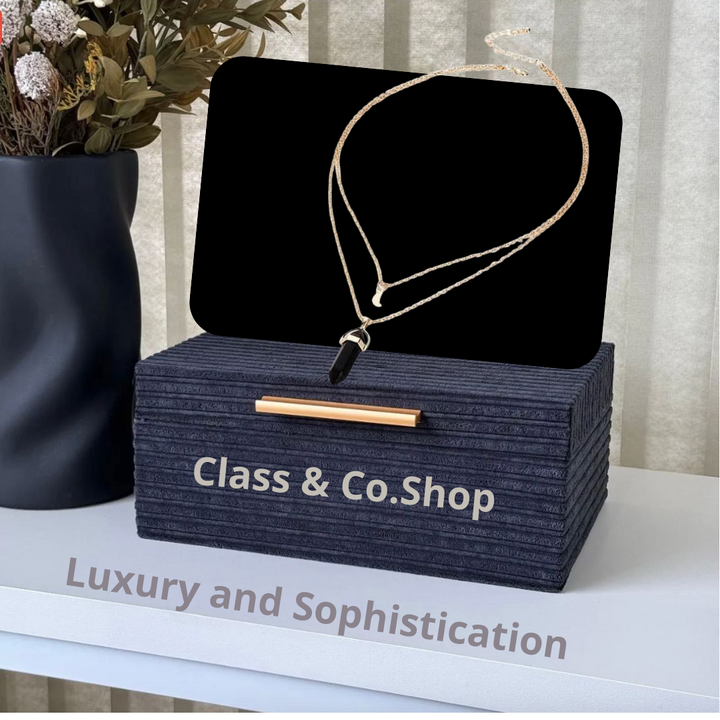 Obelisk Crescent Moon Necklace