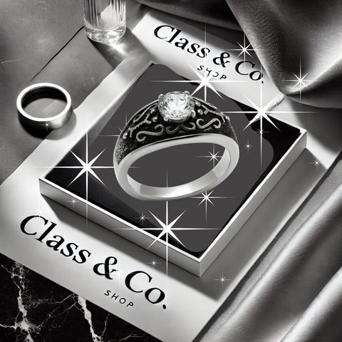 High polished (no plating) Stainless Steel Ring with AAA Grade