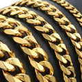 14K Yellow Gold Plated Korean Cuban Classic Bracelet
