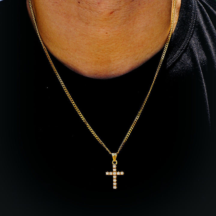 TIP CROSS Steel Micro Necklace Hip Hip | 937C
