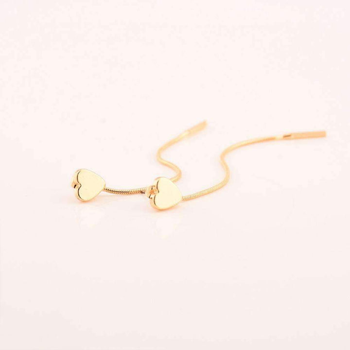 Heart Drop Earrings