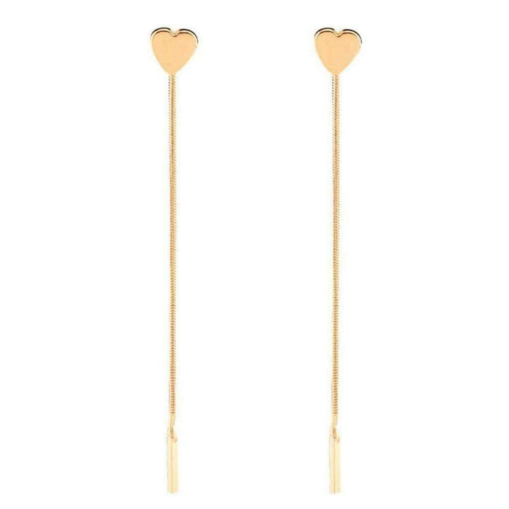 Heart Drop Earrings