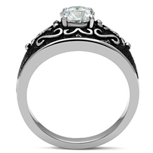 High polished (no plating) Stainless Steel Ring with AAA Grade