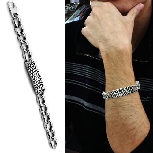 High polished (no plating) Stainless Steel Bracelet with No