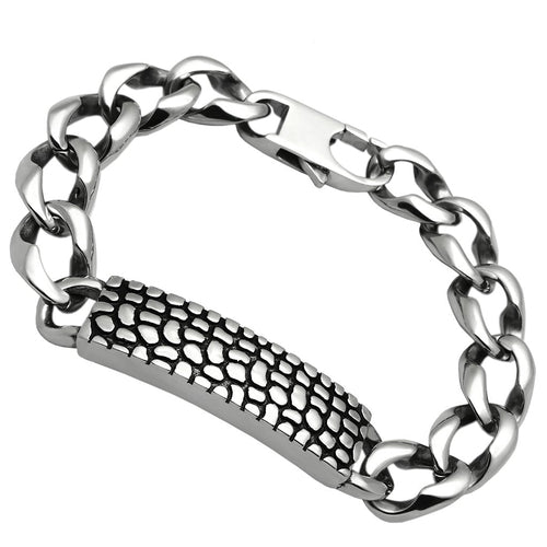 High polished (no plating) Stainless Steel Bracelet with No